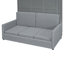 Lit escamotable double pleine grandeur avec coussin-1362488446