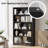 Spacious Storage Bookcases, Mdf Wood Modern 5 Shelf Design For Home