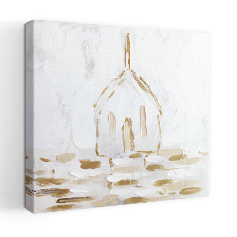 Simply Praise Minimalist Abstract Art, 48" H x 48" W