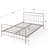 Cusack Metal Slat Bed-765809132