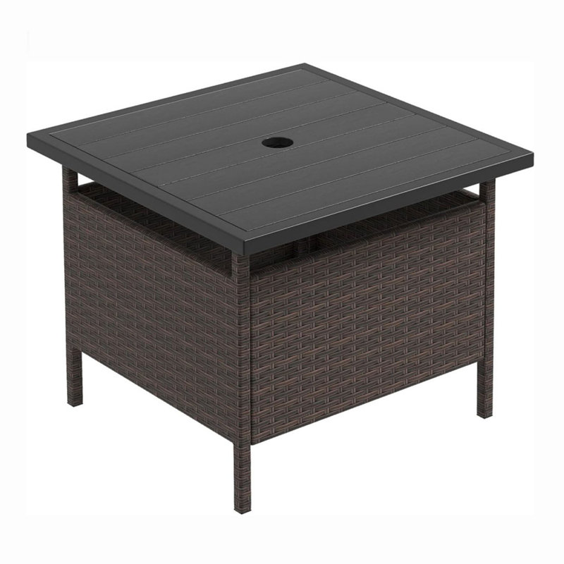 Table d'appoint d'extérieur Paso L 22 po x l 22 po Paso