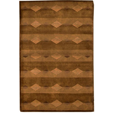 Hand-Knotted High-Quality Gold Area Rug