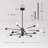 12 - Light Sputnik Sphere Linear Dining Chandelier