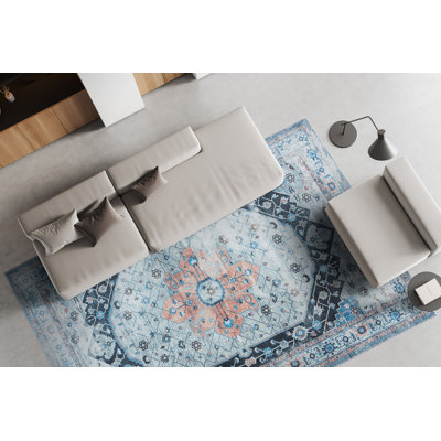 Tapis intérieur gris antidérapant Minyon