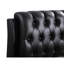 Grand lit moderne noir - H 48 po x l 63 po x P 88 po, construction, rehausse l'apparence de la pièce, rembourrage en mousse, assemblage requis