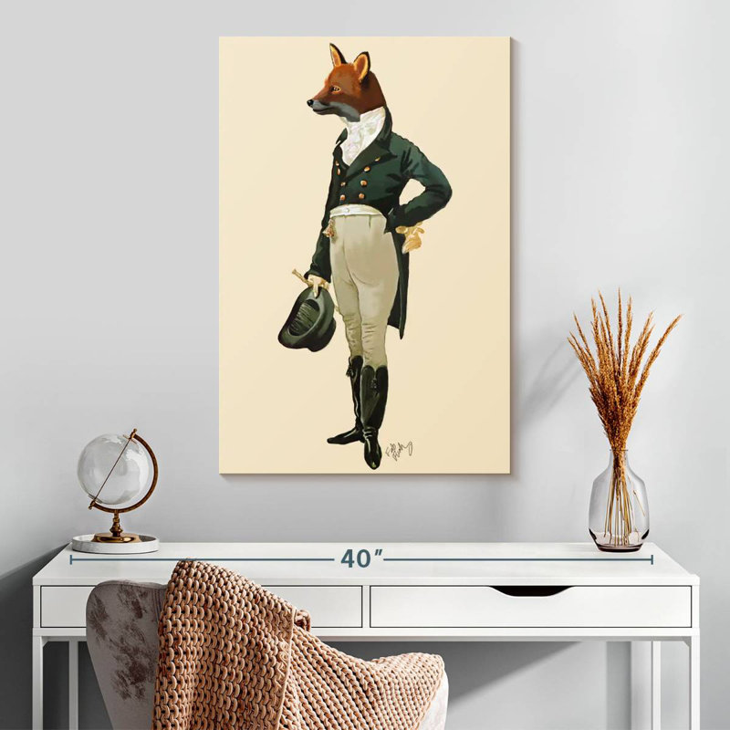 Ketti Dandy Fox, 30" H x 20" W
