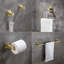 Ensemble de quincaillerie de salle de bain cubique 5 pièces-90977488