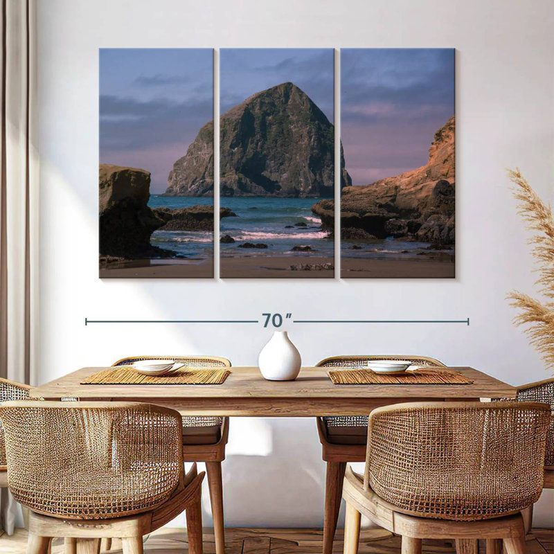 Gillard Oregon Haystack Rock, 42" H x 65" W