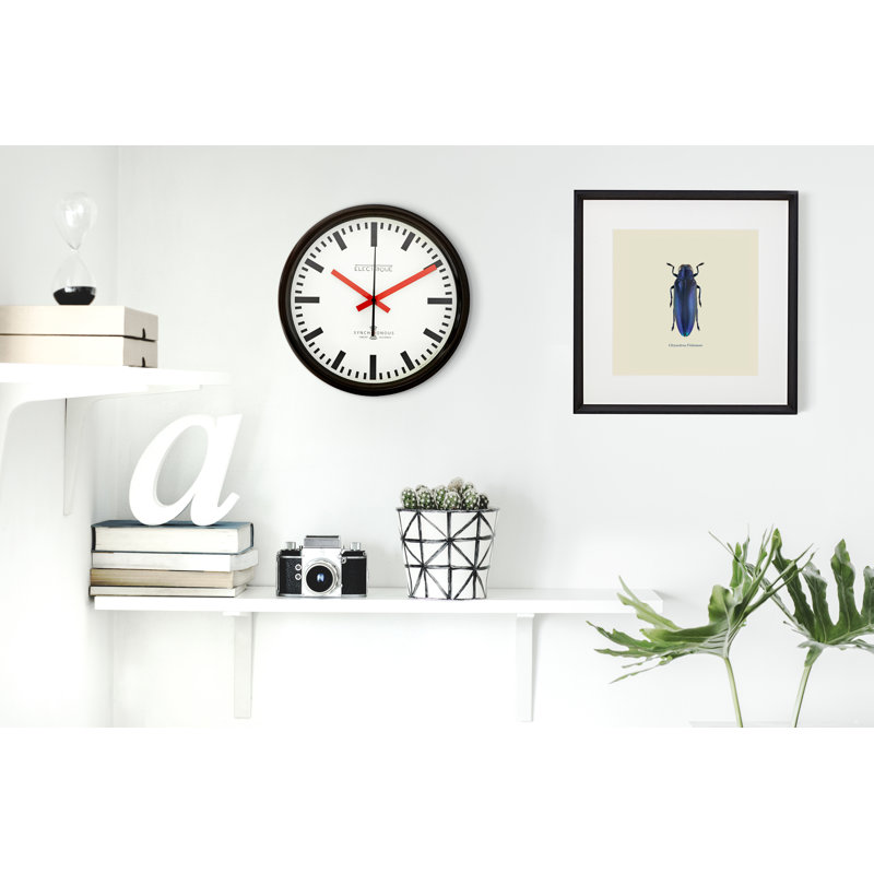 Swiss Station Clock + Sweep Second Hand 30cm