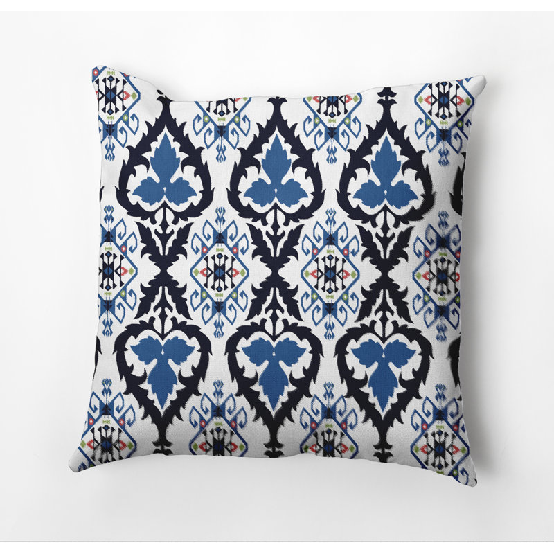 Housse et insert de coussin carré Happy Hippy, Bleu marine, 20 po x 20 po
