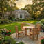 Deshay Outdoor 5 - Piece Teak Dining Set