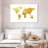 Aliaz World Map Gold Foil I-107921886