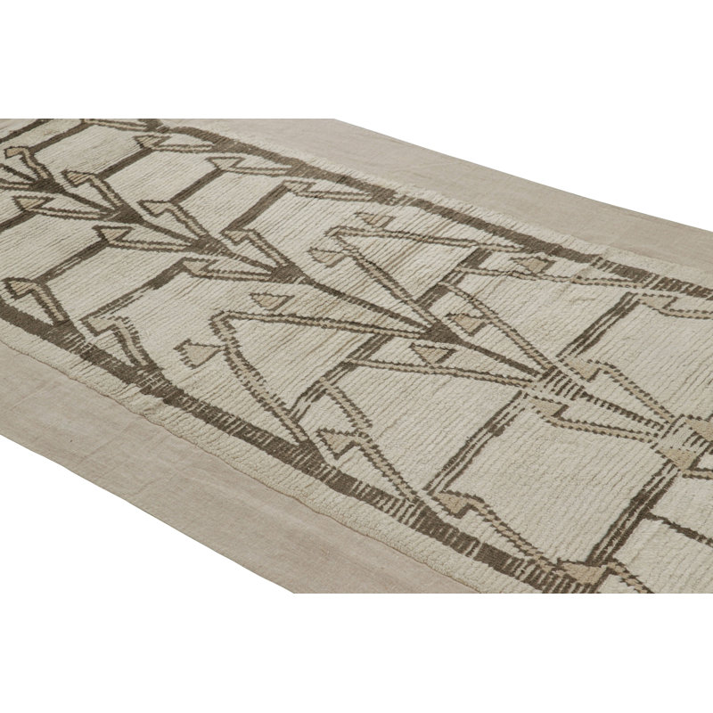 One-of-a-Kind 4'5”x10' Hand Knotted Area Rug