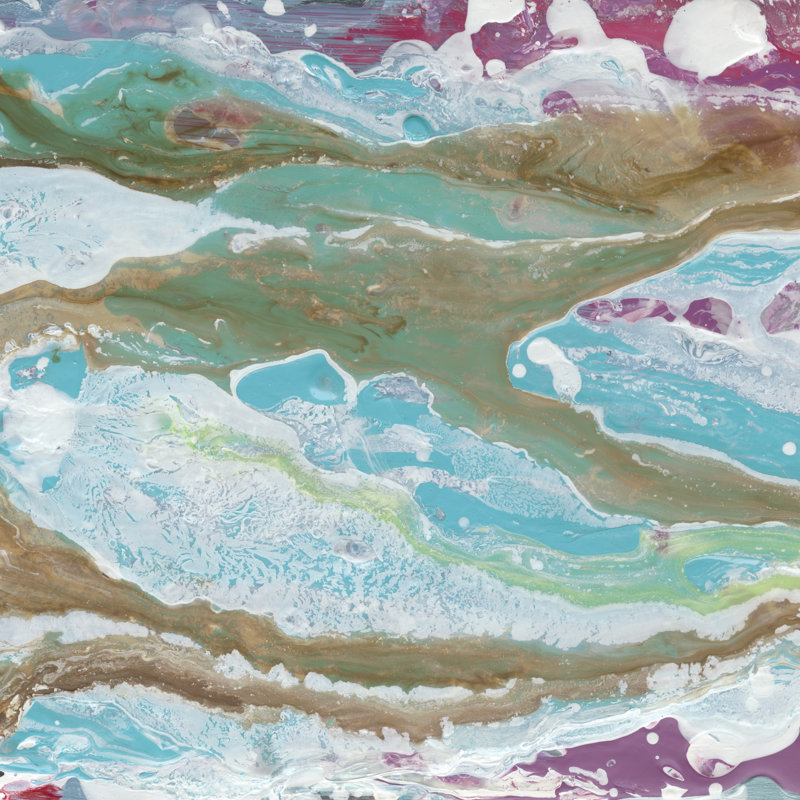 Mermaid's Tale I by Alicia Ludwig - Wrapped Canvas Print, 91cm H x 91cm W