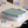 Wham Clip 14L Square Plastic Storage Boxes with Secure Clip Lock Lids. L:29 x W:29 x H:26cm Clear/Stone/Slate Grey