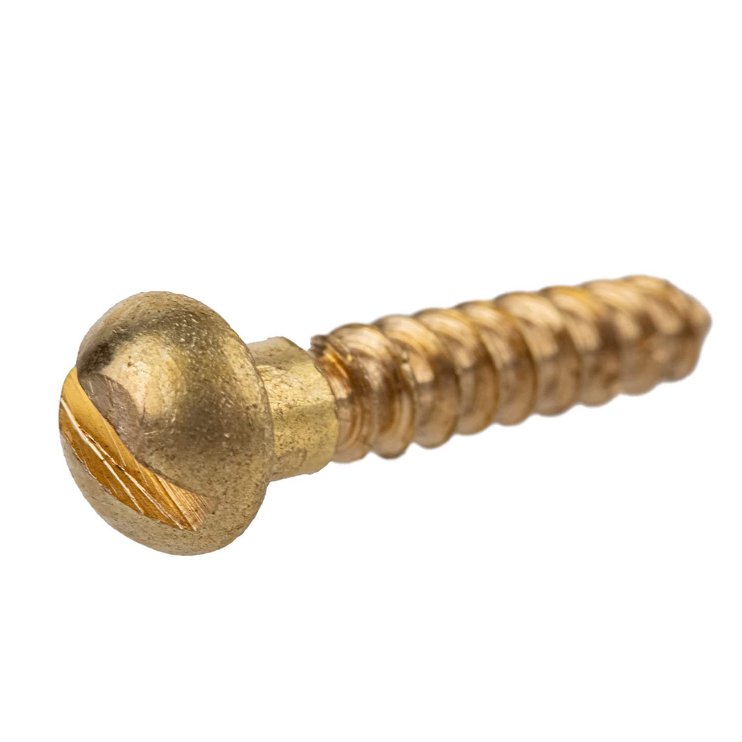 UNIQANTIQ Hardware Supply #6 x 5/8 Antique Copper Round Head Slot Drive Wood Screws ( Pack of 25 ) SC-AC658R