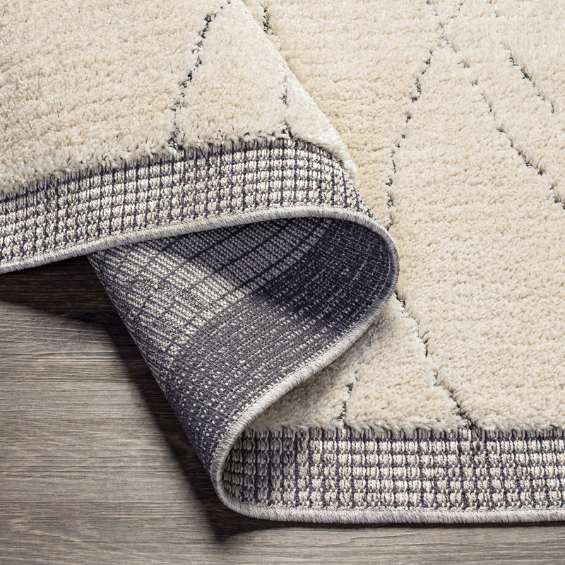 Poetica Moroccan Gray/Beige Area Rug, Runner 2'10" x 10'