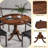 Arush Round Solid Wood Dining Table-810479231