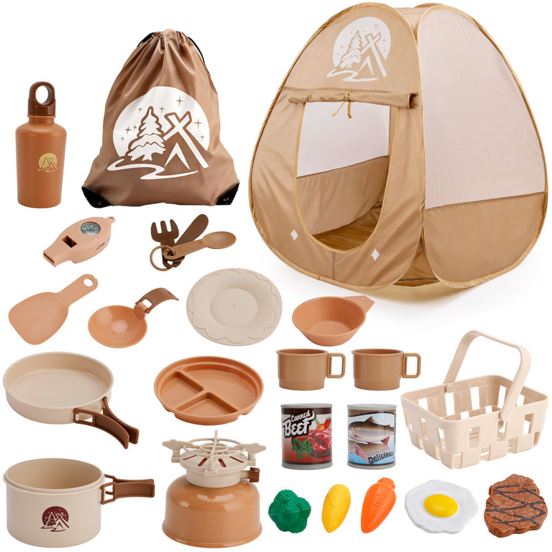 Kids Camping Forest Adventure Pretend Play Set