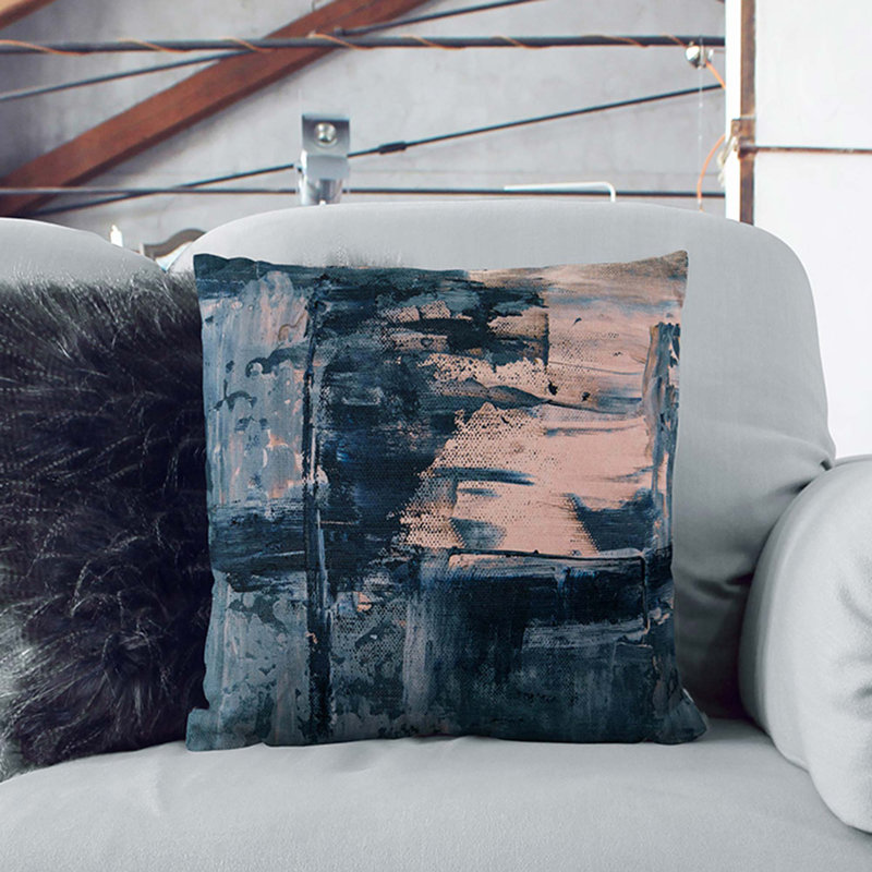 Abstract Square Cushion, 55 x 55 cm