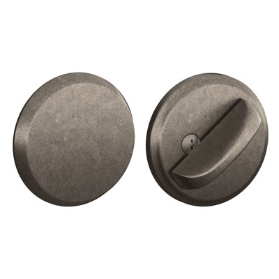 One-Sided Deadbolt Thumbturn with Exterior Plate