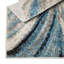 Tapis bleu / noir / gris à motif abstrait Cristal-237125049