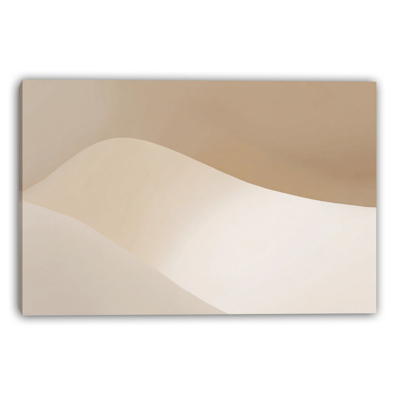«Gentle Sand Layers», art mural sur toile tendue, H 32 po x l 48 po x P 1,5 po