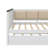 Twin-Size Daybed With Storage Racks, Padded Backrest, USB Port, And Trundle-2023839794