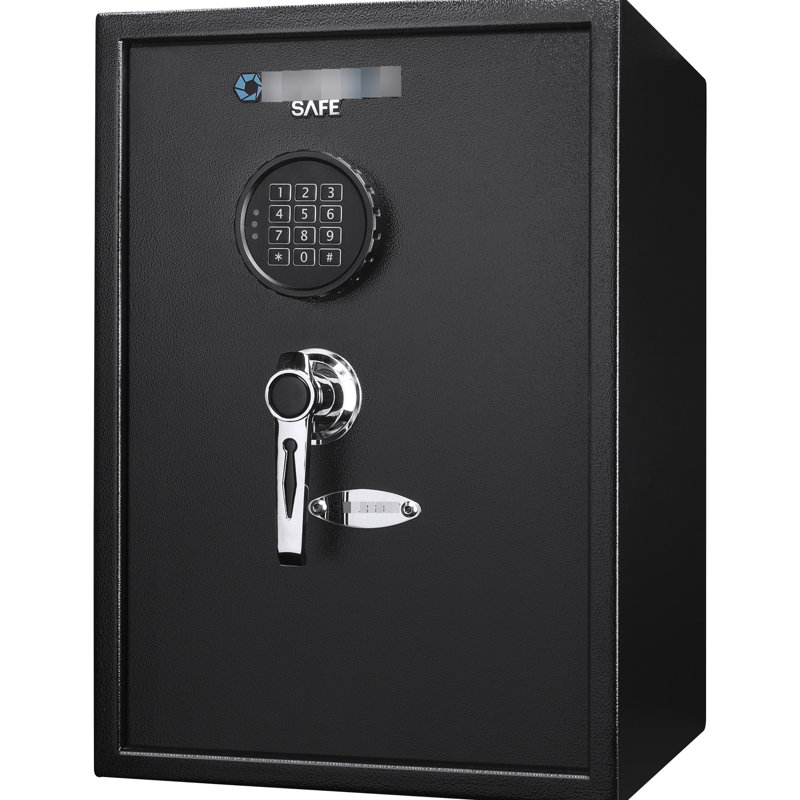 Coffre-fort de 1,45 pi cube avec clavier numérique et mode de prévention de verrouillage Grand coffre-fort, noir, points de fixation électroniques pré-percés pour plus de stabilité