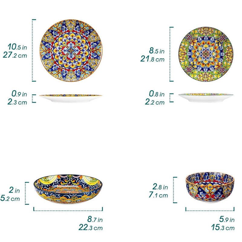 Stoneware Dinnerware - Service for 6