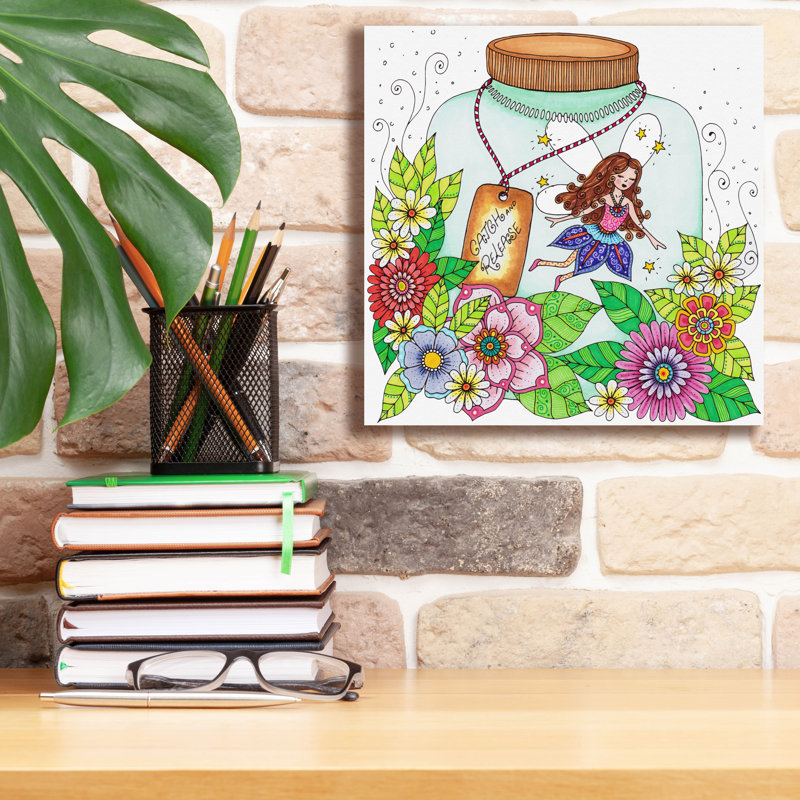 «I Believe 12» par Hello Angel, art mural sur toile, H 12 po x l 12 po x P 0,75 po