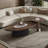 Wood Coffee Table Set with Rounded Edges