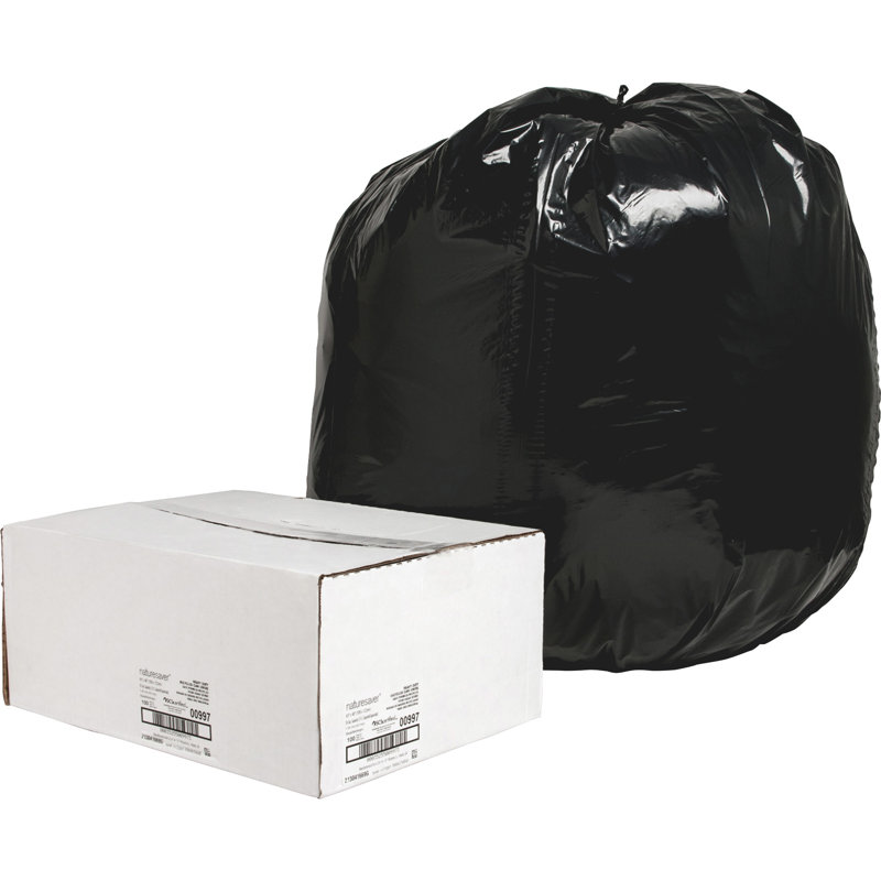 Plastic Trash Bags - 100 Count
