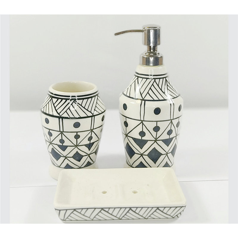 Ensemble d'accessoires de salle de bain 3 pièces Hironobu