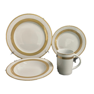 Service de table en porcelaine Mercer41 Bobbie - Service pour 4