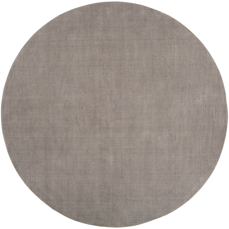 Crowe Hand Loomed Wool Dark Gray Performance  Area Rug