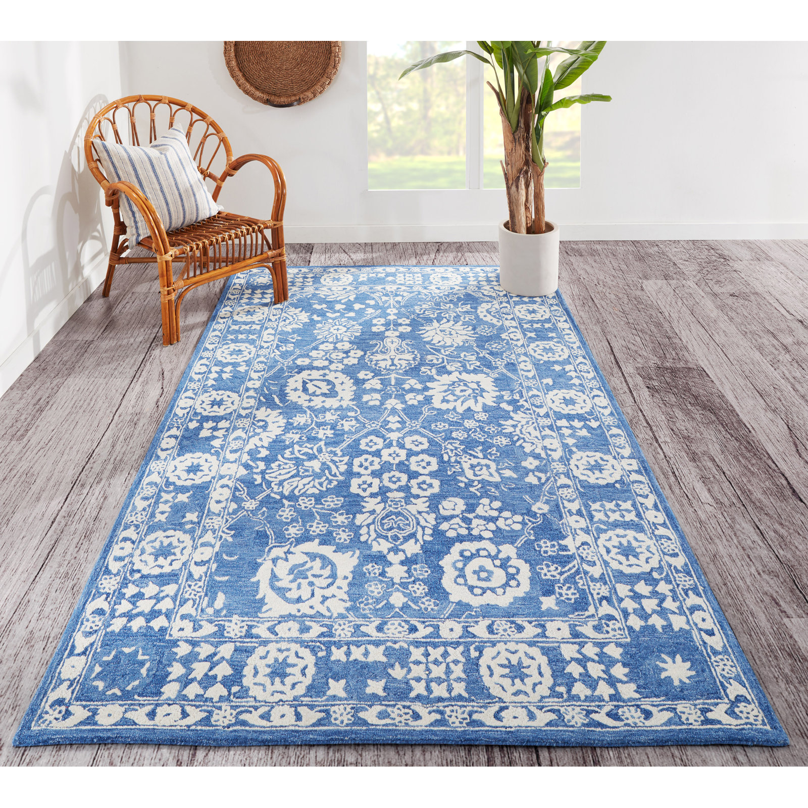 Cece Handmade Wool Rug, Rectangle 8' x 11'