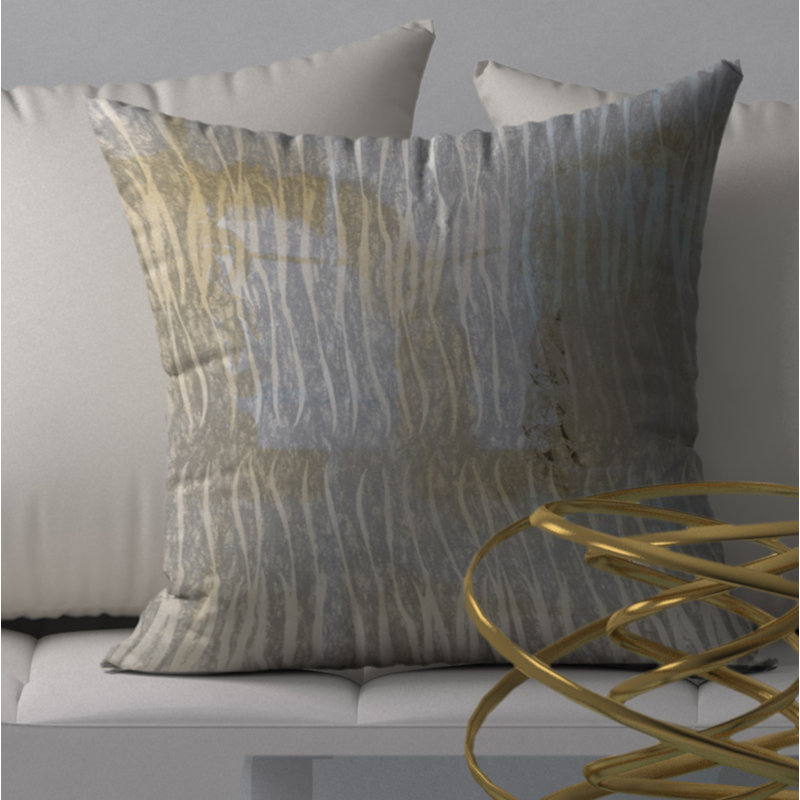 Housse de coussin et insert de coussin carré précieux drool, 24 po x 24 po