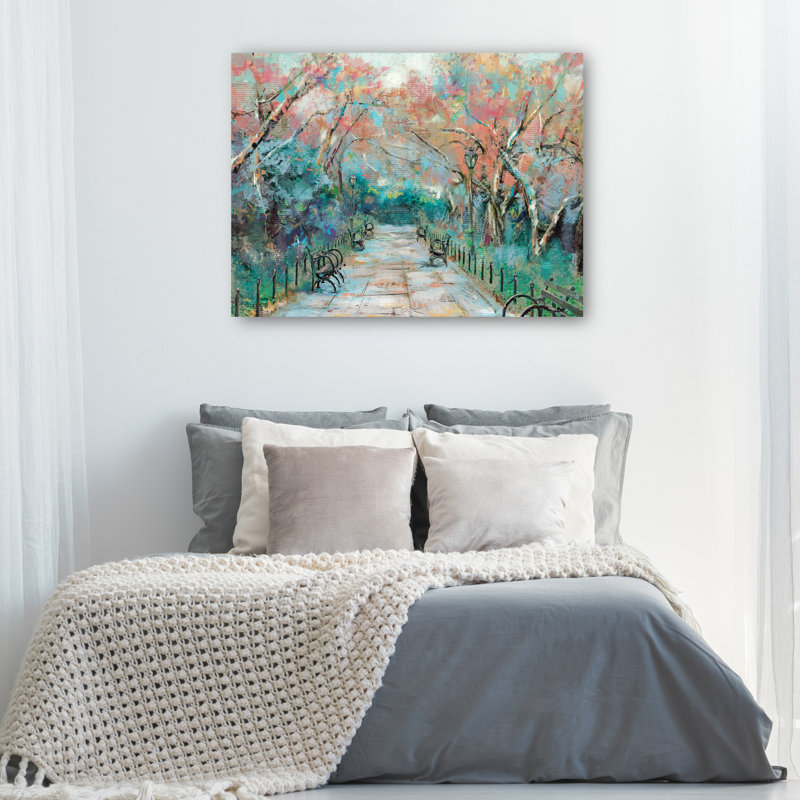 «Pathway 2» par Studio Arts, reproduction d'art sur toile, L 56 po x H 42 po, Toile tendue
