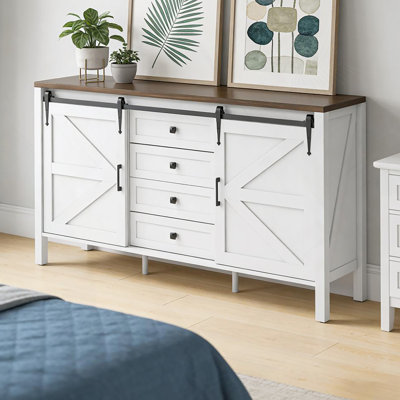 Armoire à café spacieuse, armoire à buffet avec tiroirs