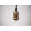 Amina 1 - Light Copper Effect Bulb Pendant