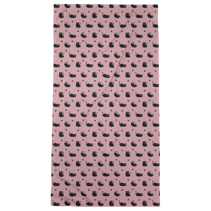 Serviette de plage Katelyn Elizabeth, Rose