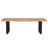 55" Solid Wood Entryway Bench, Modern End Of Bed Bench For Bedroom Entryway Bench With Metal Legs, Dining Bench Bedside Bench Long Ottoman Bench For Front Entryway Living Room Dining Room Kitchen-760970233