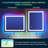 Aevar Super Bright Independent Controlled RGB Backlit & LED Frontlit Anti-Fog Tempered Glass Bathroom/Vanity Mirror with ETL & 3-Year Warranty-701684392