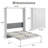 65-inch Modern Queen Size Murphy Bed, Hidden Foldable Wall Cabinet Bed-698669993