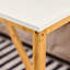 Huling Solid Wood Base Dining Table