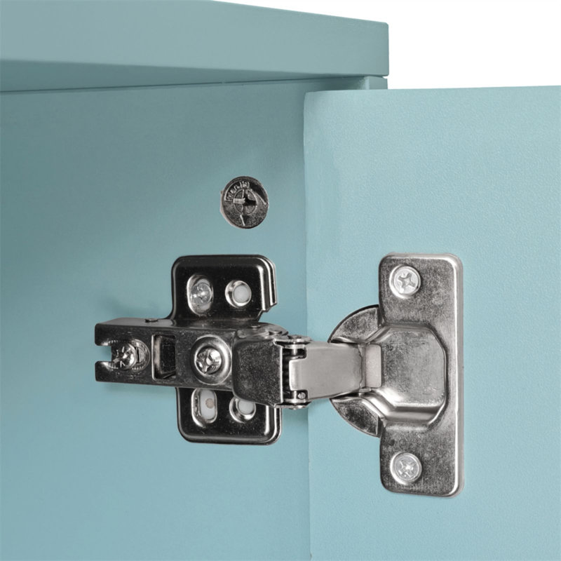 Banc de rangement pour 8 paires de chaussures, Bleu