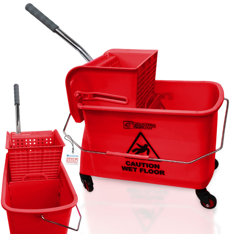 Mop Bucket, Red