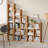 Tall Narrow 6-Shelf MDF Bookcases, Slim Vertical Storage Unit, Corner Bookcase for Small Spaces, Bedroom & Home Office-640909958
