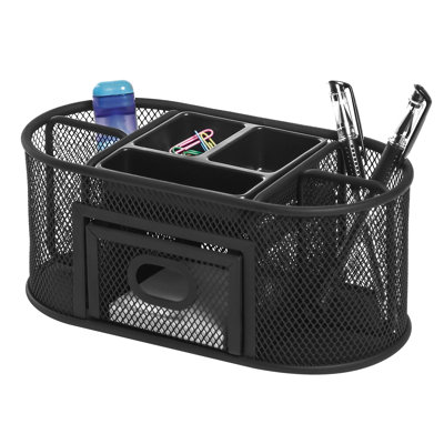 Organisateur de bureau en maille d'acier